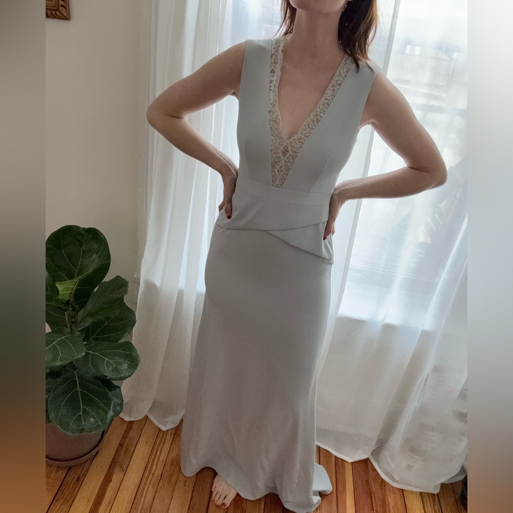 BCBG light blue lace dress